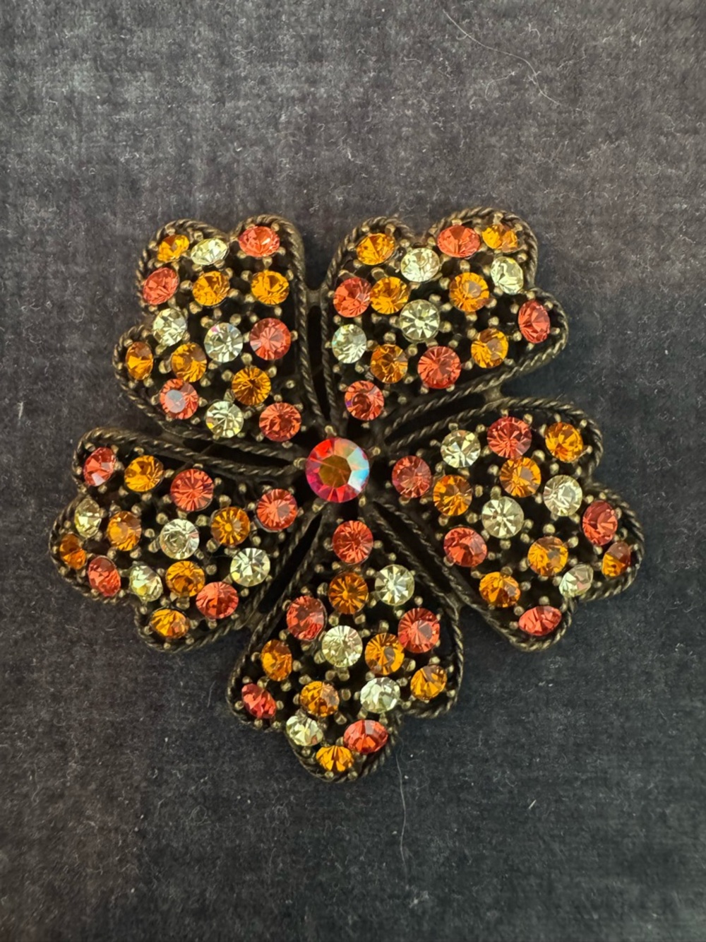 Vintage RJ Gradziano Floral Pin